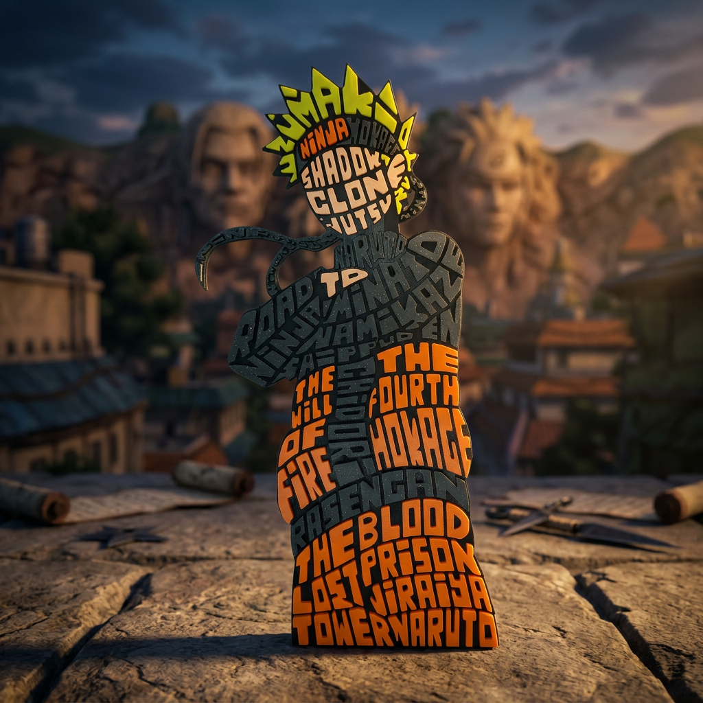 Naruto Uzumaki - Caligrama
