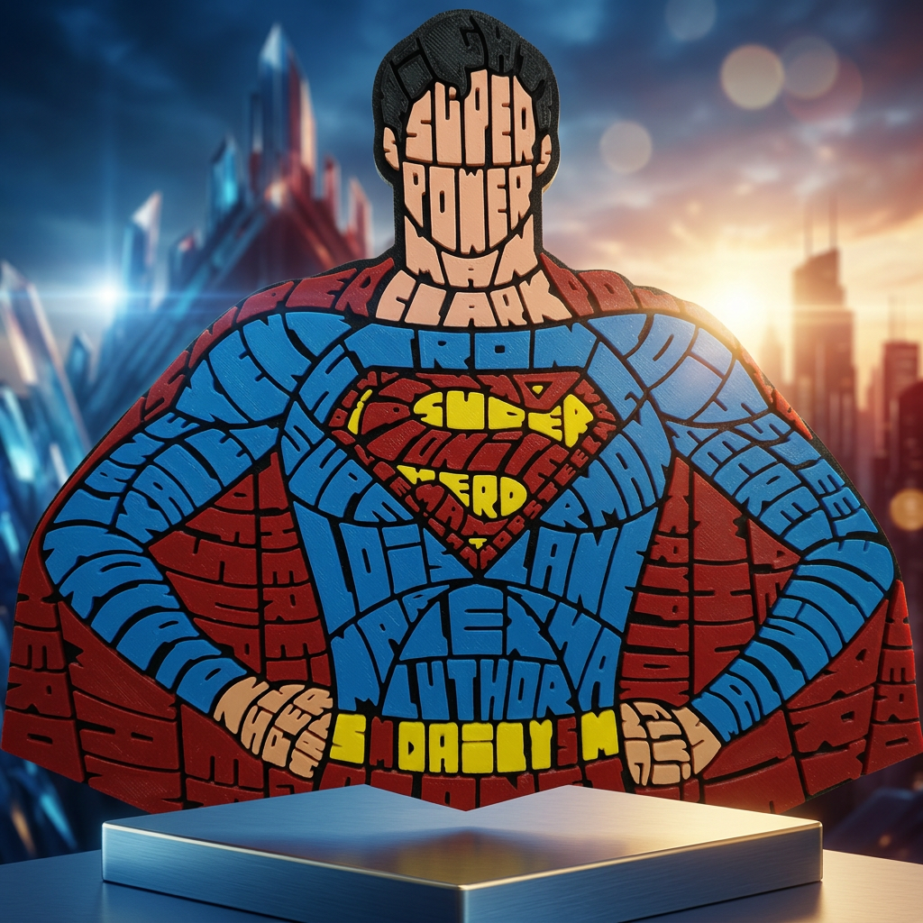Superman - Caligrama