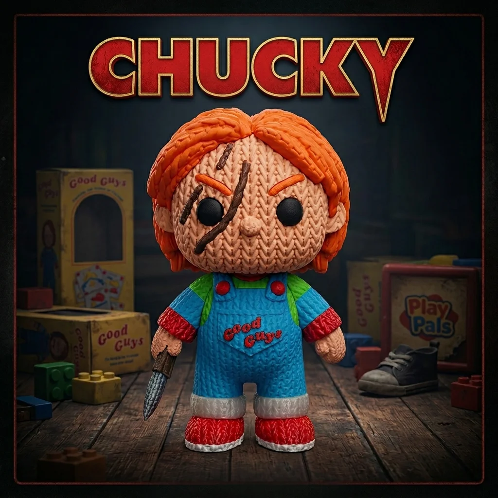 Chucky - El Muñeco Diabolico - Estilo crochet